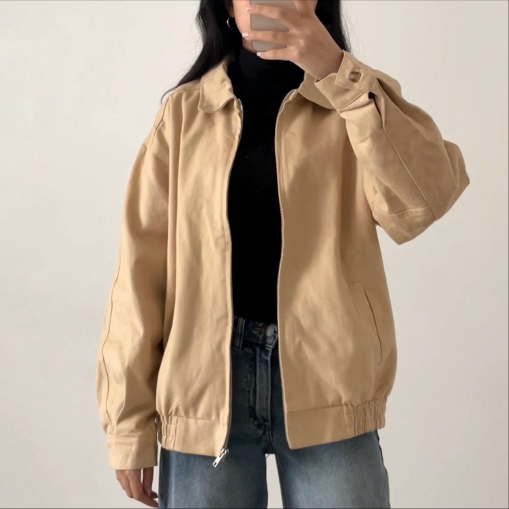 Motel Rocks Olivia Neil Tan Cavita collared jacket